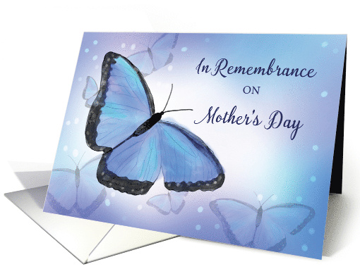 In Remembrance Mothers Day Blessing Religious Butterfly... (1680612)