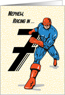 Nephew 7th Birthday Superhero card