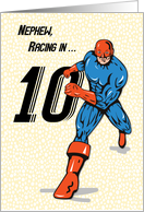 Nephew 10th Birthday Superhero card