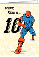 Godson 10th Birthday Superhero card