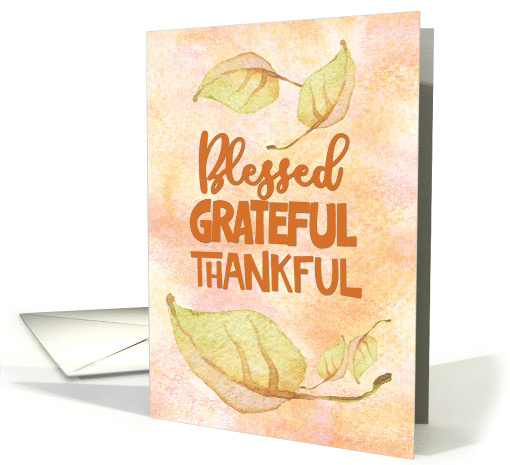 Thanksgiving Blessed Grateful Thankful Religious Word Art... (1697282)