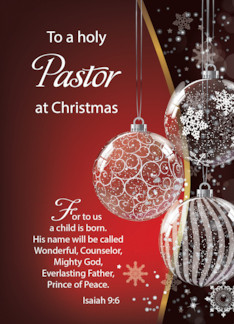 Pastor Christmas...