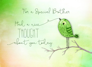 For Brother Bird on...