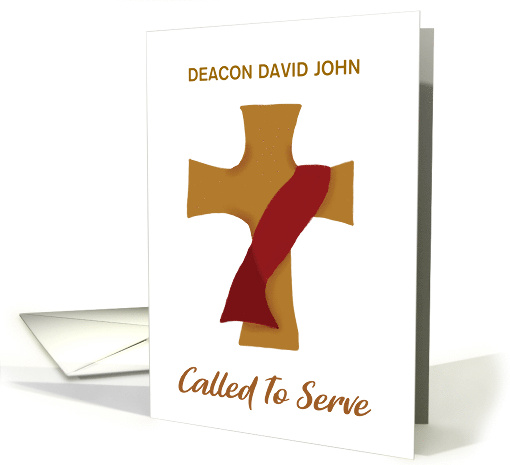 Transitional Deacon Ordination Customizable Name Red... (1752670)