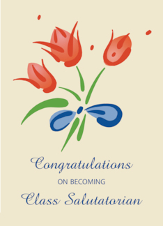Class Salutatorian Congratulations Flowers
