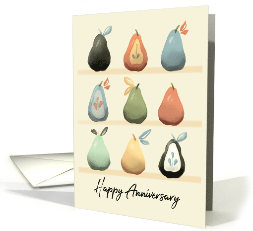 Anniversary Great Pair with Fun Pears card (1756572)