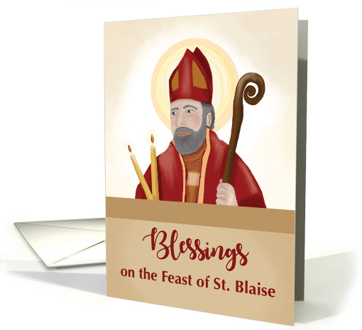St. Blaise Feast Day Blessings card (1758482)