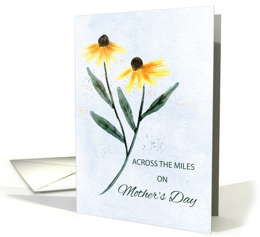 Across the Miles on Mothers Day Two Cone Flowers card (1764266)