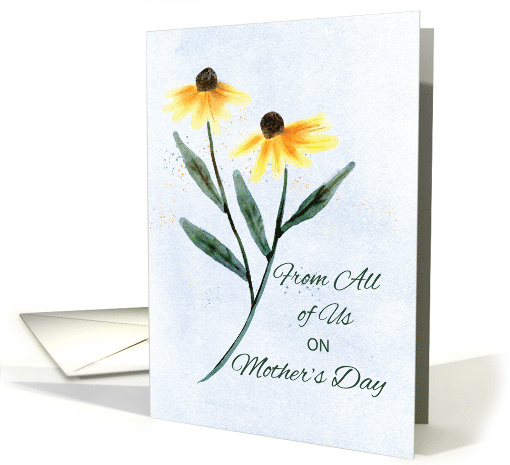 From All of Us on Mothers Day Two Cone Flowers card (1764688)