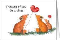Grandma Grandparents Day From Group Three Foxes card