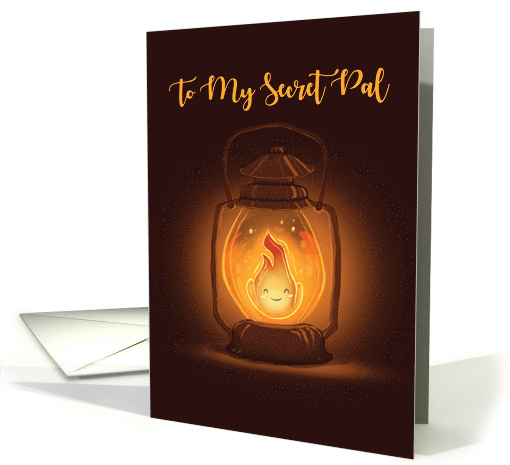 Secret Pal Thinking of You at Camp with Kawaii Lantern card (1766454)