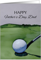 Fathers Day Dad Golf Light Humor card