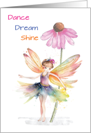 Congratulations on Ballet Dance Fairy Ballerina card