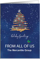 For From All of Us Christmas Tree Customizable Name card
