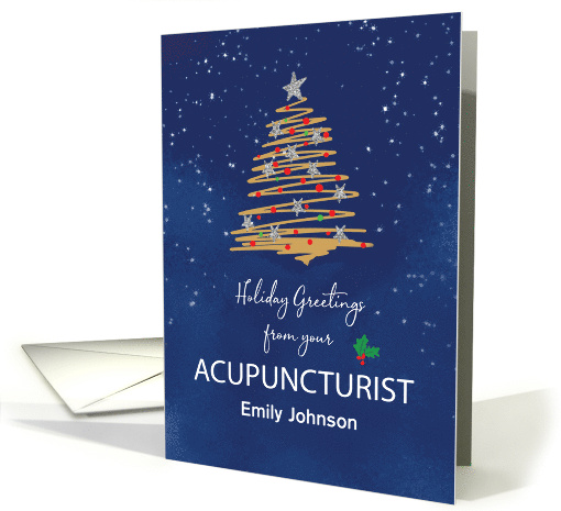 From Acupuncturist Christmas Tree on Navy card (1792218)