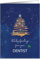 From Dentist Christmas Tree on Navy card