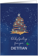 From Dietitian Christmas Tree on Navy card