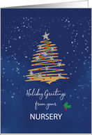 From Nursery Christmas Tree on Navy card