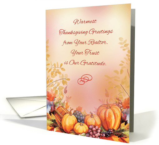 FROM Realtor To Clients Thanksgiving Business Bountiful... (1796578)