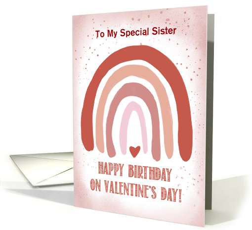 Custom Relationship Birthday on Valentines Day Soft Pink... (1820722)