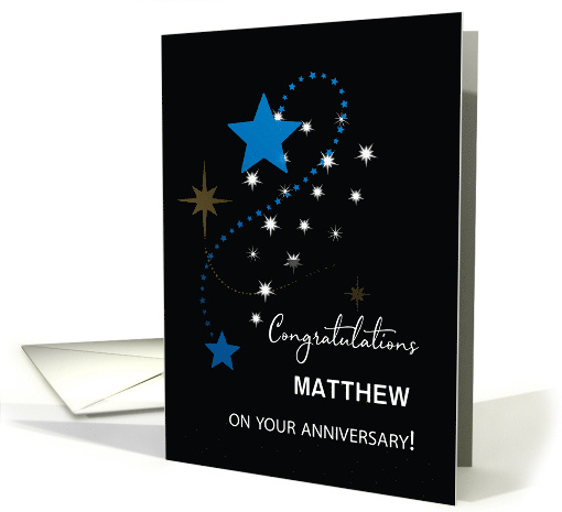 Employee Anniversary Custom Name Congratulations Stars in... (1828562)