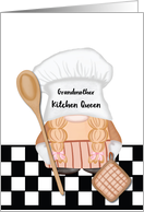 Grandmother Mother’s Day Whimsical Gnome Kitchen Queen card