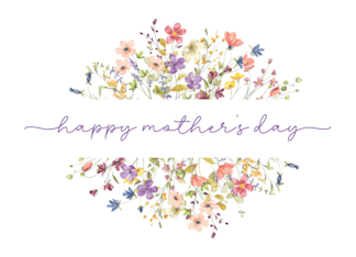 Belated Mother's Day Surrounded by Delicate Wildflowers