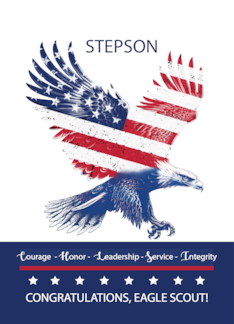 Stepson Eagle Scout...