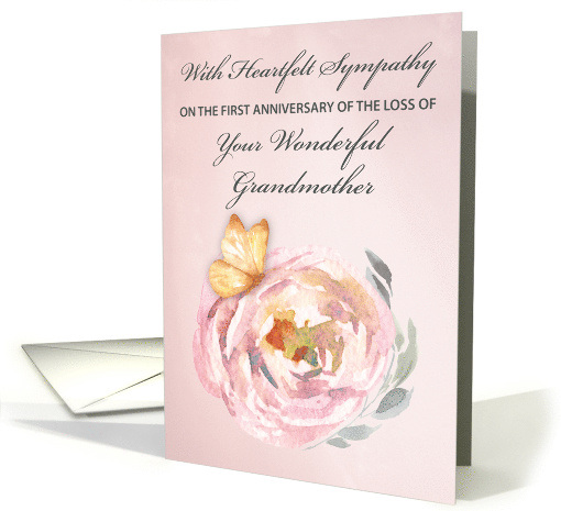 First Anniversary of Loss of Grandmother Soft Butterfly... (1866008)
