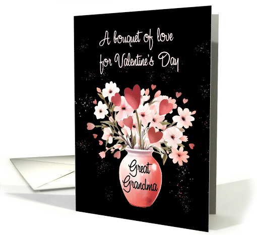 Great Grandma Valentines Day Bouquet of Love card (1893414)