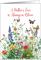 Mothers Day Love In Bloom Wildflowers card