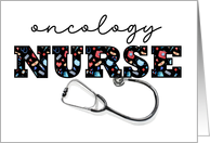 Oncology NURSE Appreciation Day card