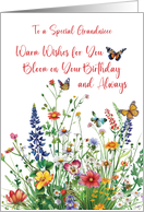 Grandniece Birthday Love In Bloom Wildflowers card