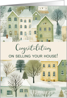 From Realtor to Client Winter Congratulations on Selling House card