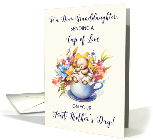 Granddaughter First Mothers Day Cup of Love Flowers and... (1917626)