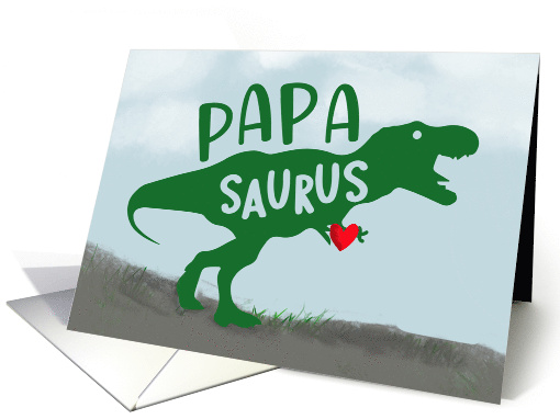 Fathers Day Dinosaur Papa Saurus card (1923358)
