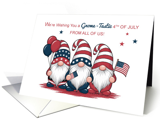 From All of Us Fourth of July Cute Gnomes card (1926700)