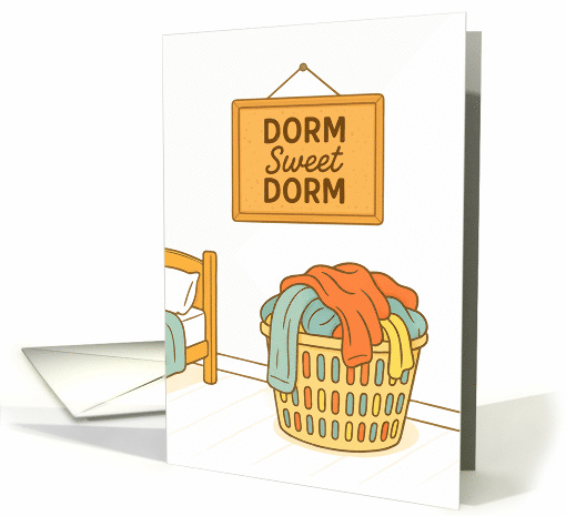 Grandson Funny Back to School with Laundry Basket card (1928742)