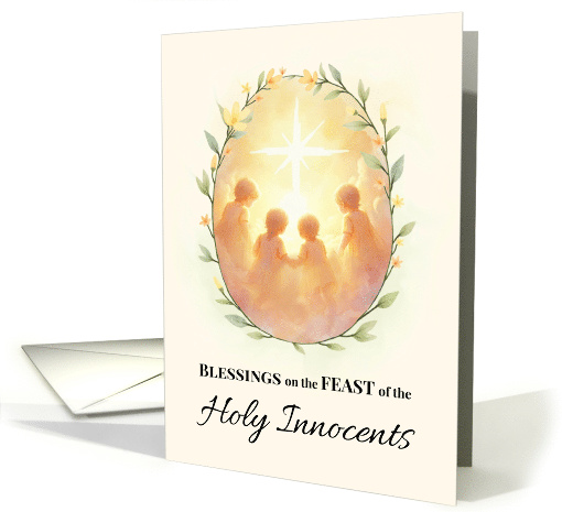 Holy Innocents Feast Day Blessings Watercolor Children in... (1932706)
