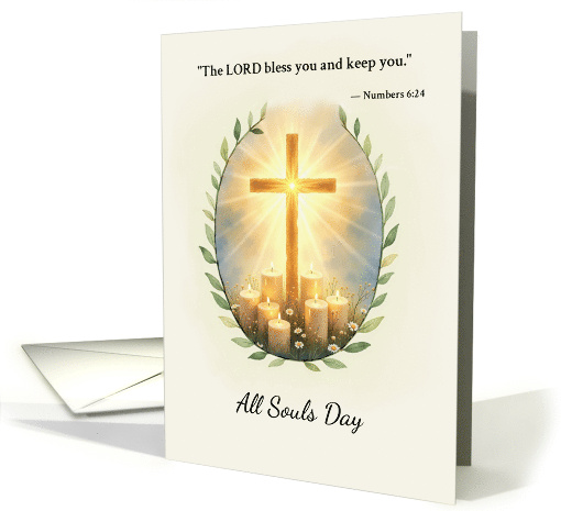 All Souls Day God's Peace and Blessings with Scripture card (1938252)
