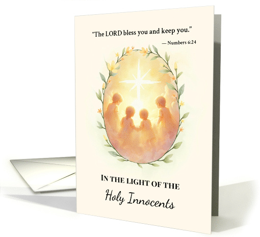 Holy Innocents God's Peace and Blessings with Scripture card (1938300)