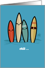 Chill it’s your Birthday with Surfboards and Beach Vibes card