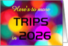 Make Your Dreams Reality in 2023 Colorful Bokeh Lights Happy New Year card