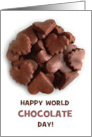 World Chocolate Day July 7 with Chocolate Hearts for Chocoholics card