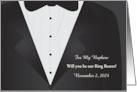 Will You Be Our Ring Bearer Any Relation Any Year with Tuxedo card