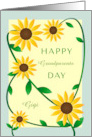 Happy Grandparents Day for Grandma Gigi with Black Eyed Susan Flowers card