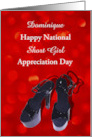 National Short Girl Appreciation Day December 18th with High Heels card