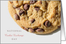 National Cookie Exchange Day December 22nd with Chocolate Chip Cookie card