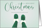 Jolliest Christmas with Green Elf Tights and Light Up Elven Shoes card