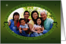 Any Yr Faith Friends Family Peace Hope Love Joy One Photo Holiday card